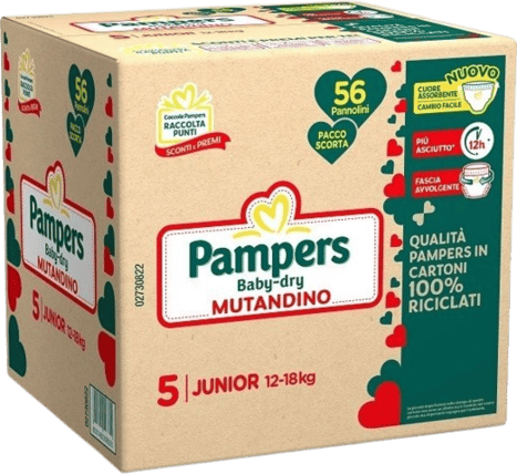 pacco scorta pampers